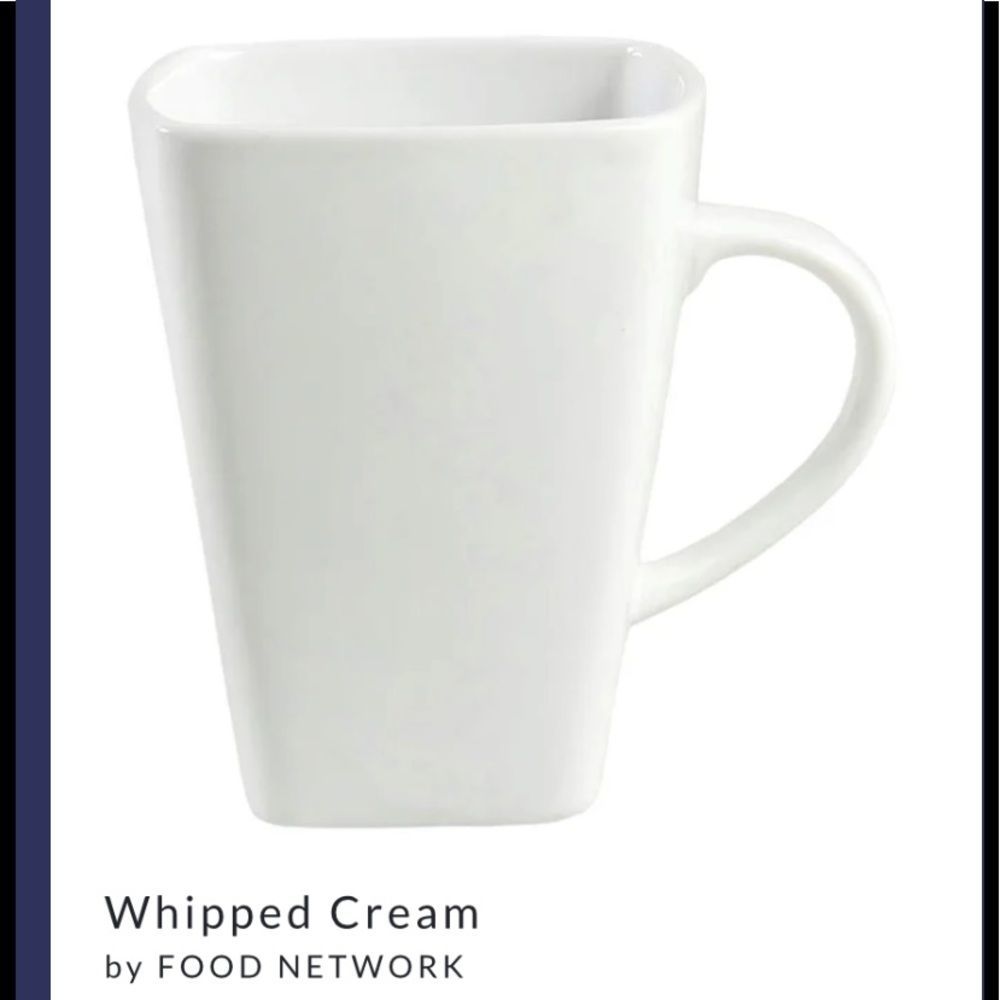 Whipped Cream Porcelain Square a Top Food Network Mug